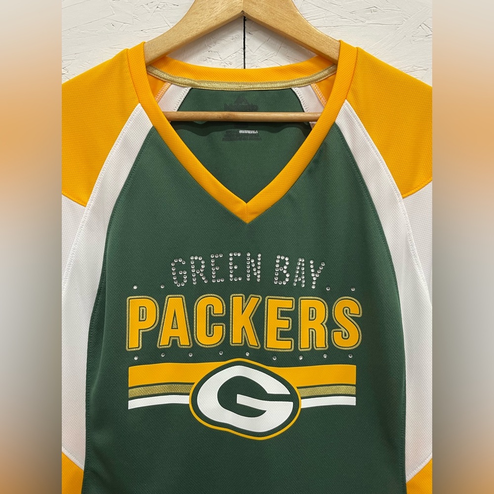 NFL Green Bay Packers Jersey, Bling, Fits S/M